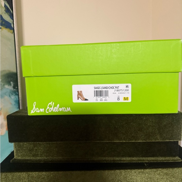 Sam Edelman Tan and Brown Ankle Boots / NIB - Picture 11 of 11